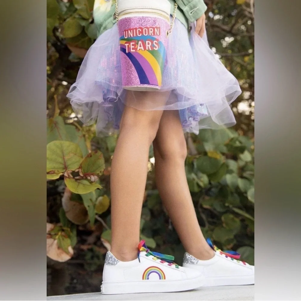 GUC Lola and the Boys Rainbow Girl’s Sneakers size 9 (25C) - Picture 2 of 7